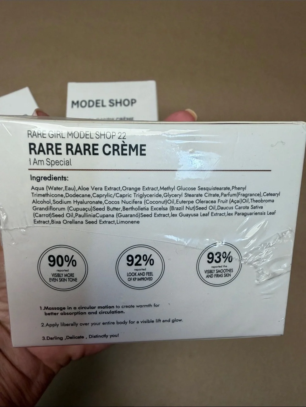 Sun Girl Candy Crème & Rare Rare Crème Body Crèmes - White